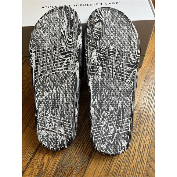 APL Athletic Propulsion Lab TechLoom Slides Men’s Size 14 Black White Marble - Picture 6 of 8
